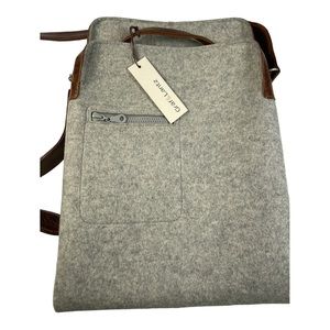 Graf & Lantz NWT Tote Leather & Wool Laptop Work  Bag